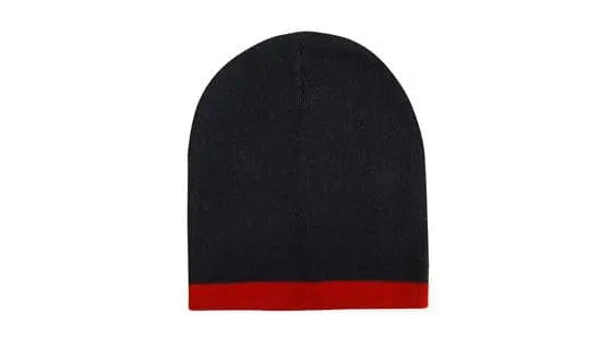 Headwear Acrylic Two Tone Roll Down Beanie X12 - 4188 Metro Workwear.